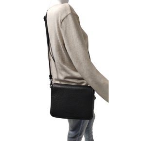 MANDARINA DUCK MELLOW LEATHER Handtasche nero